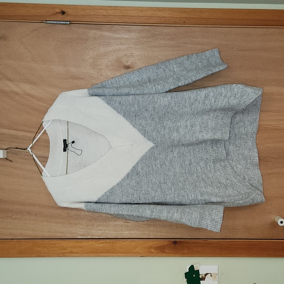 Cozy, Slouchy V-neck sweater from Dynamite - Picture 5 of 5